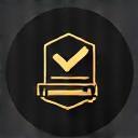 Checkmark and audio file icon for mastering/delivery step