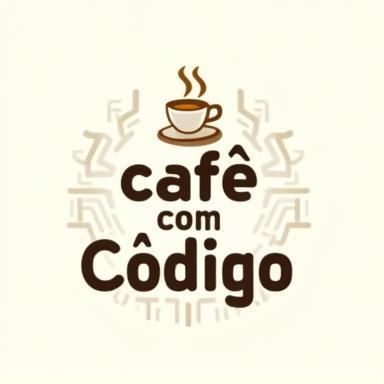 Logo for 'Café com Código' Tech Podcast